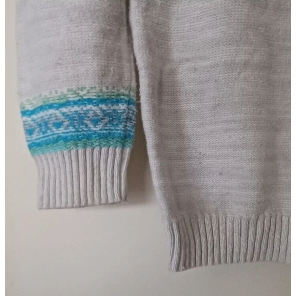 Mossimo‎ Supply Co. Women Sweater Medium Fair Isle Pullover Knit Nordic Timeless